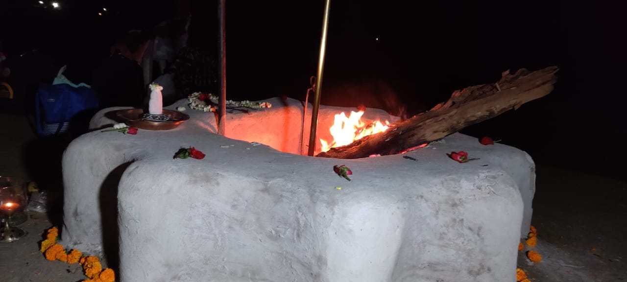 Jagrut Dhuni at Rudradhaam